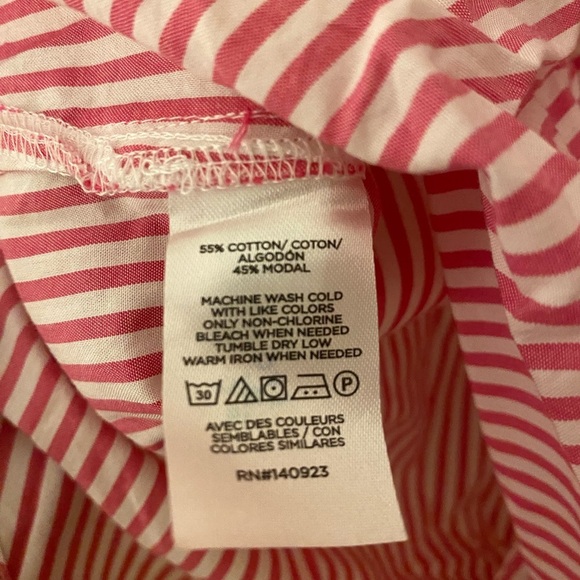 NWT Loft Stripe Relaxed Everyday Shirt Small - Picture 7 of 10